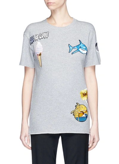 Shop Stella Mccartney Ice Cream Surf Patch French Terry T-shirt