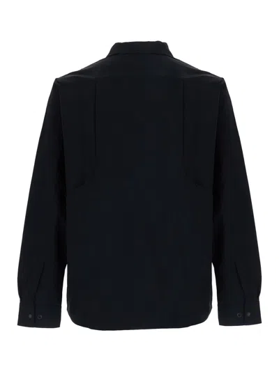 Pas Normal Studios Black Off-race Tech Stretch Overshirt In Black