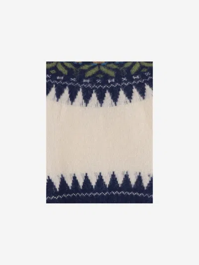 Howlin' Howlin Wool Sweater With Jacquard Pattern In Multi