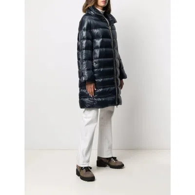 Herno Feather Down-filled Down Jacket In Blue