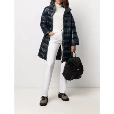 Herno Feather Down-filled Down Jacket In Blue