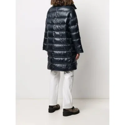 Herno Feather Down-filled Down Jacket In Blue