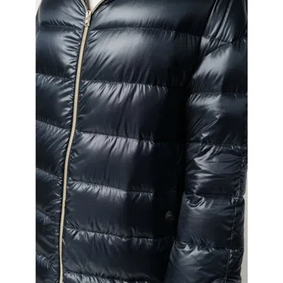 Herno Feather Down-filled Down Jacket In Blue