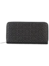 Loewe Black Medium Anagram Zip Around Wallet