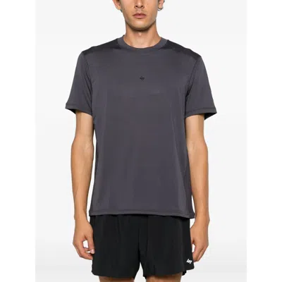 Represent 247 Mesh-panel T-shirt In Gray