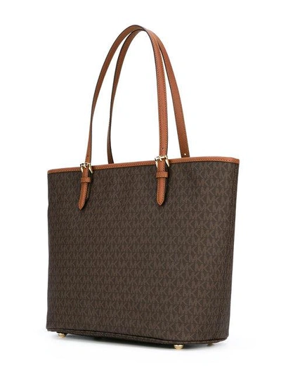 Shop Michael Michael Kors Jet Set Travel Large Tote - Brown