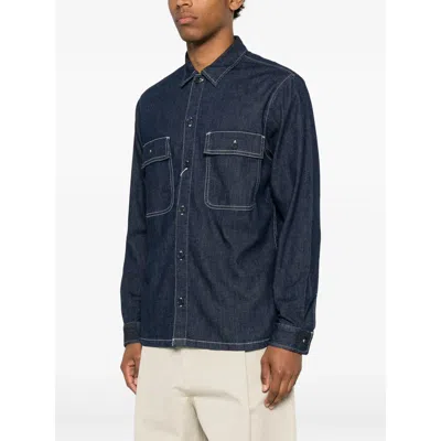 Samsoe & Samsoe Samsoe Samsoe Sadamon Shirt In Blue