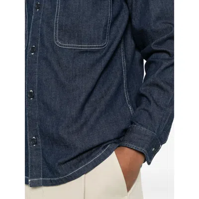 Samsoe & Samsoe Samsoe Samsoe Sadamon Shirt In Blue