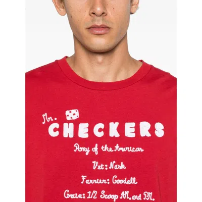 Bode Feed Graphic-print T-shirt In Red