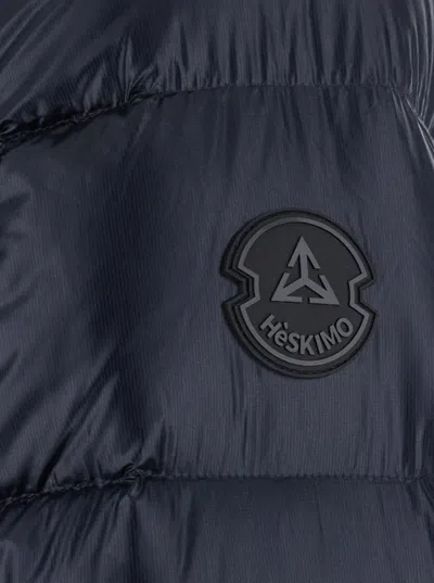 Hèskimo Semi-shiny Tech Fabric Down Jacket In Multi