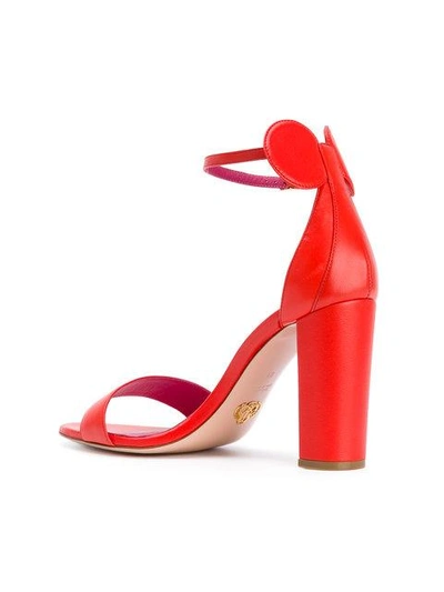 Shop Oscar Tiye Minnie Sandals - Red