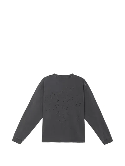 Satisfy Logo Long Sleeve T-shirt In Gray