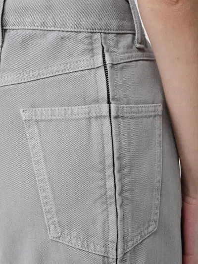 Phoebe Philo Washed Wide-leg Jeans In Gray