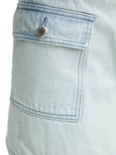 Morgan Wrap-front Mini Shorts In White