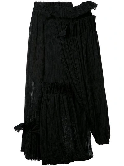 Shop Litkovskaya Diamond Culottes In Black