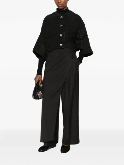 By Walid Bella Patchwork Fringed Jacket In Multi