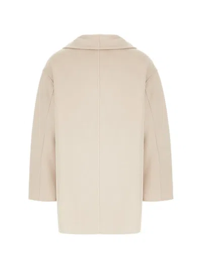 The Dynamis Studio Double-breasted Shawl-lapel Jacket In White