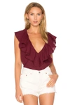 MARIA STANLEY MARIA STANLEY LEIB BLOUSE IN RED. ,46MTL