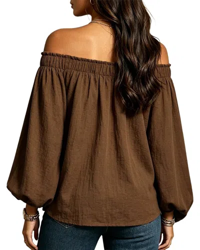 Teodora Top In Brown
