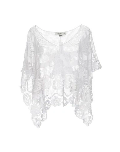 Wildfox Capes & Ponchos In White