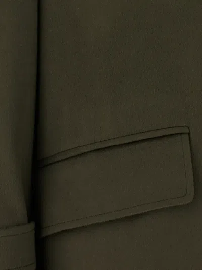 Corneliani Concealed-front Flap-pocket Coat In Blue