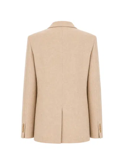 Le Sully Studio Double-breasted Blazer In Neutral