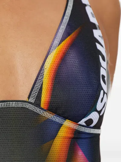 Dsquared2 Printed Bra In Multi