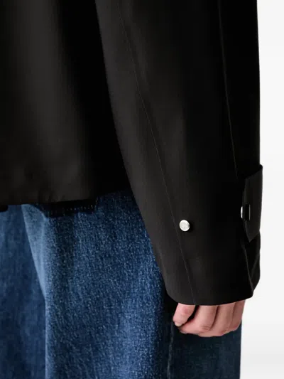Marc O'polo X Function Hooded Flap-pocket Oversized Jacket In Black