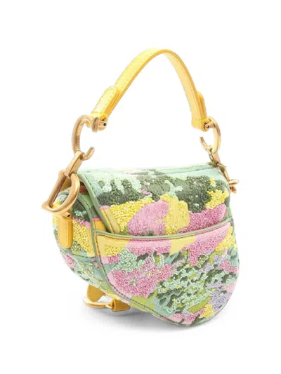Dior 2010s Micro Saddle Shoulder In Multi
