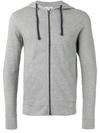 JAMES PERSE ZIPPED HOODIE,MXI2130HGY11999389