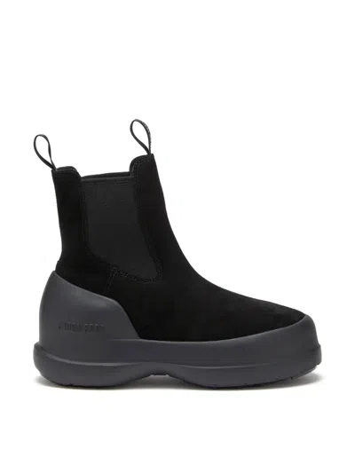 Moon Boot Luna Ankle Boots Elastic Side Panels In Multi