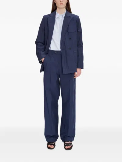 A.p.c. A. P.c. Hazel Jacket 34 Navy Blue In Blue