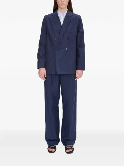 A.p.c. A. P.c. Hazel Jacket 34 Navy Blue In Blue