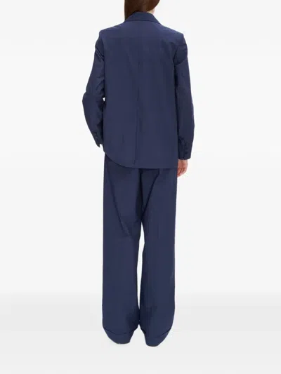A.p.c. A. P.c. Hazel Jacket 34 Navy Blue In Blue