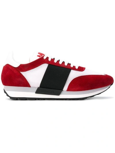 Shop Moncler Horace Sneakers In Red