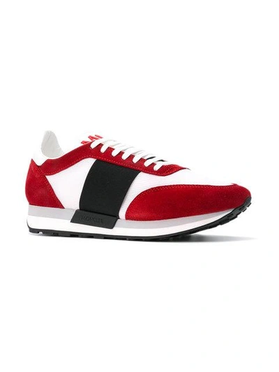 Shop Moncler Horace Sneakers In Red
