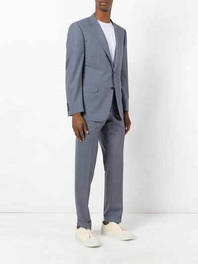 Shop Canali Two Piece Suit - Grey