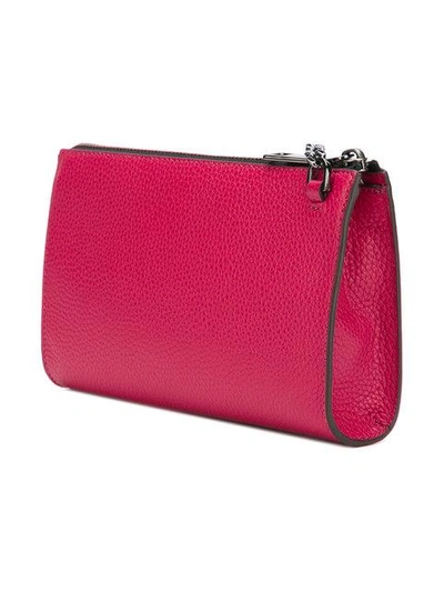 Shop Marc Jacobs Small Gotham Crossbody Bag - Pink In Pink & Purple