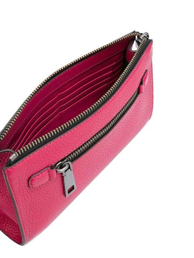 Shop Marc Jacobs Small Gotham Crossbody Bag - Pink In Pink & Purple