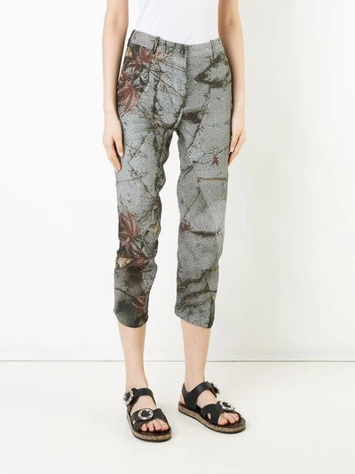 Shop Forme D'expression Tailored Curve Pants In Grey