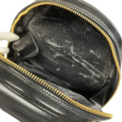 Pre-owned Gucci Black Leather Backpack ()