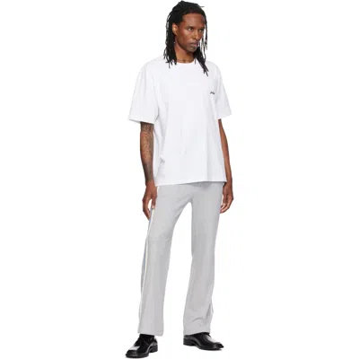 Solid Homme Signature Script T-shirt In White