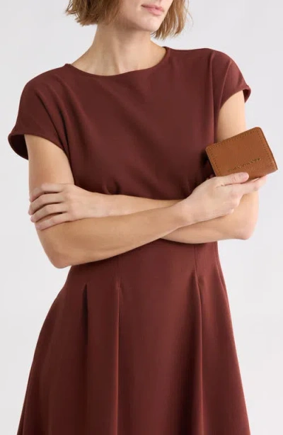 Marc Jacobs Mini Compact Wallet In Whiskey