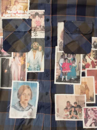 Better With Age Menage Patchwork-flannel Shirt In Multi