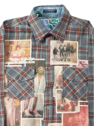 Better With Age Patchwork-check Shirt In Multi