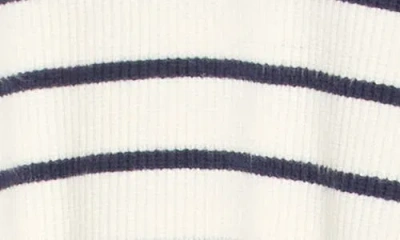 Vigoss Striped Button Up Sweater In Multi