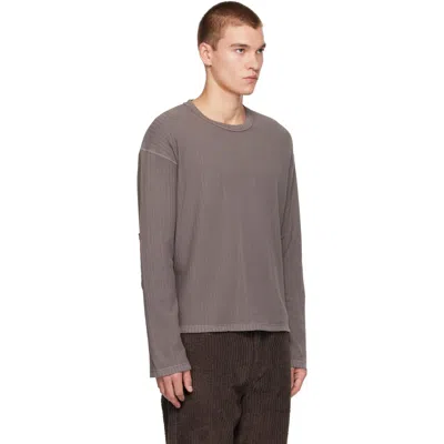 Mfpen グレー Reverse Rib セーター In Gray