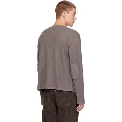 Mfpen グレー Reverse Rib セーター In Gray