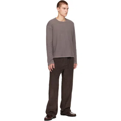 Mfpen グレー Reverse Rib セーター In Gray