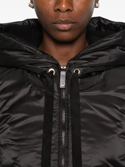 Max Mara The Cube Black Polyester Jacket In Black